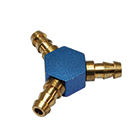 Metal Fuel Pipe Y-Joints (Blue)